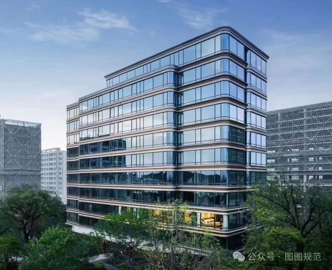 住宅立面：“玻璃幕墻、高級(jí)感”的幾種做法（三）。